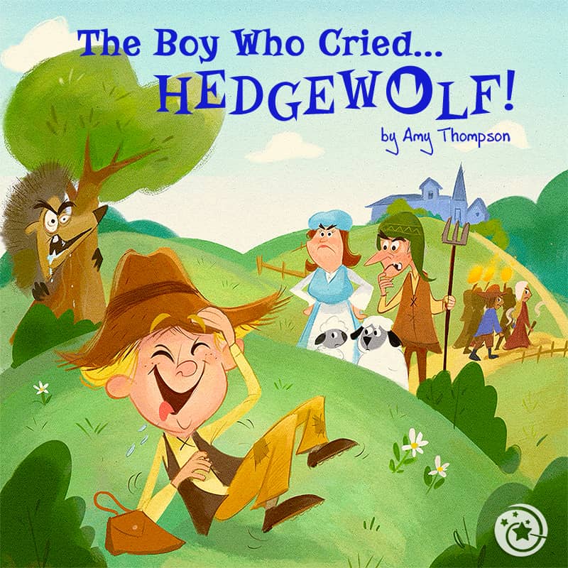 Dorktales Podcast The Boy Who Cried Hedgewolf illustration