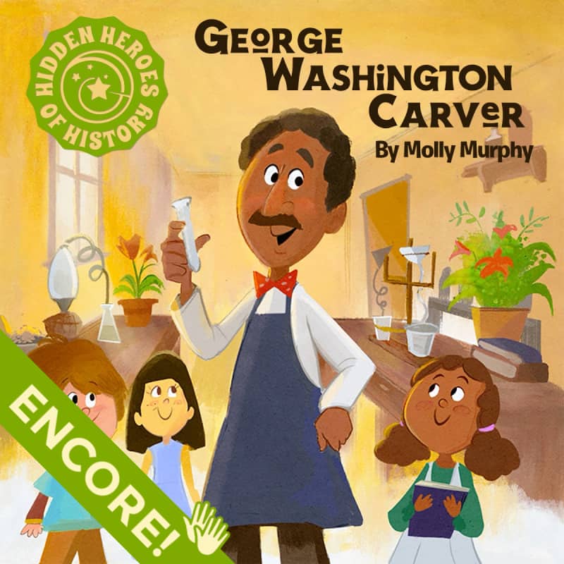 Encore Illustration of Dorktales Storytime Podcast episode on George Washington Carver