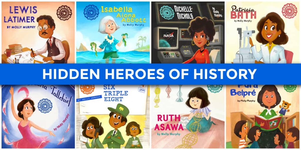 Banner for Dorktales Storytime Podcast episodes on Hidden Heroes of History page.