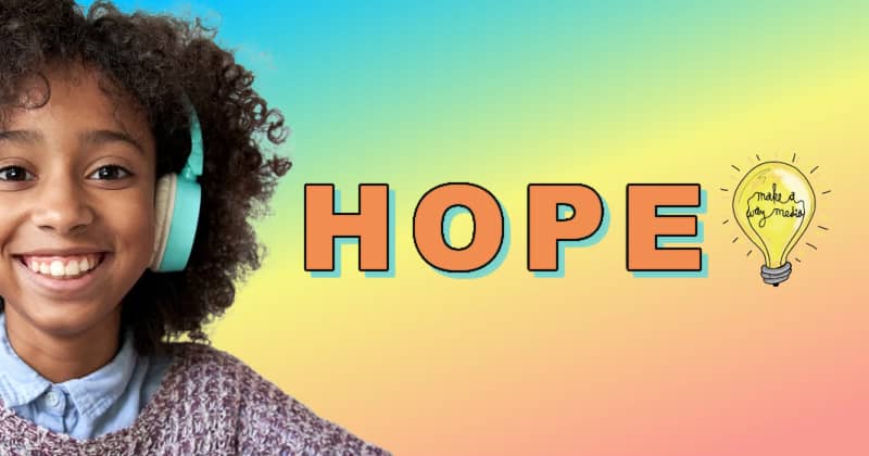Featured image for Hopeful Hidden Heroes Who Changed the World podcast playlist inspired by the children's book "Hope in the Nick of Time."